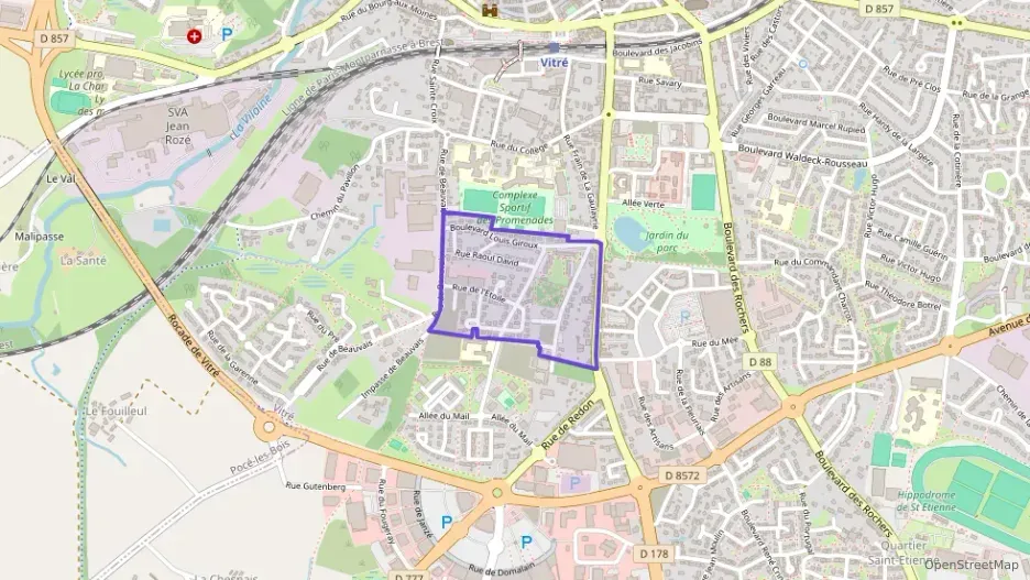 Appartement 70 m² quatre pièces à vendre à Vitré
