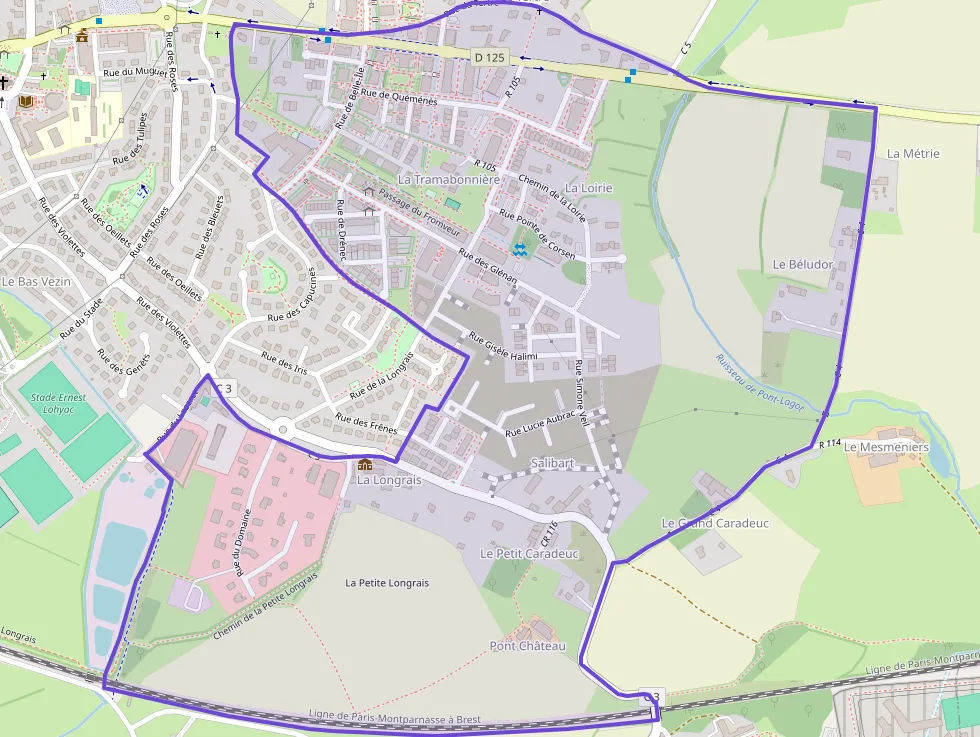 Appartement de trois pièces 71 m² à vendre à Vezin-le-Coquet Appartement de trois pièces 71 m² à vendre à Vezin-le-Coquet