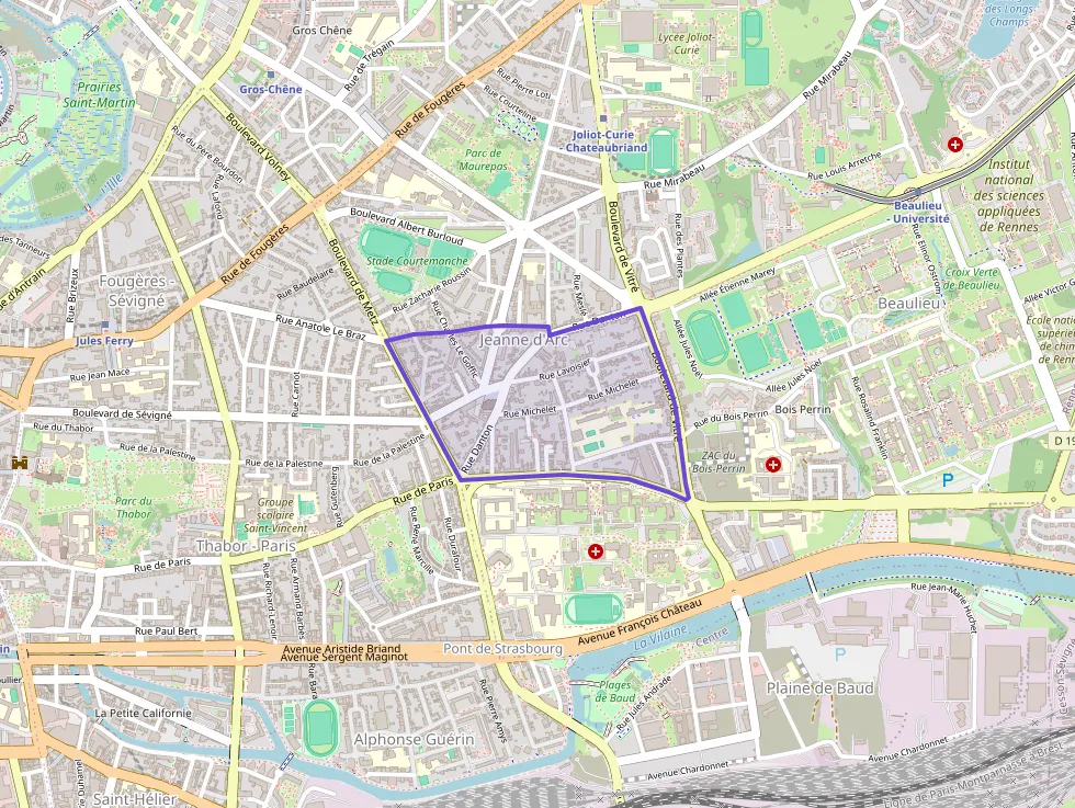 Appartement 50 m² deux pieces à vendre à Rennes