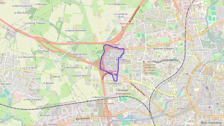 Appartement 45 m² deux pieces à vendre à Rennes Appartement 45 m² deux pieces à vendre à Rennes