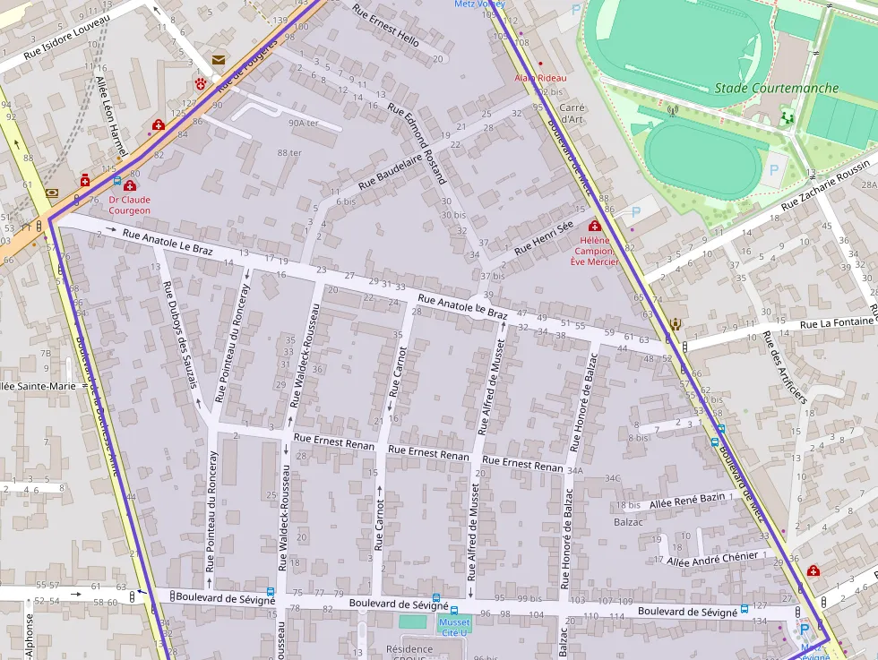 Appartement 85 m² quatre pièces à vendre à Rennes