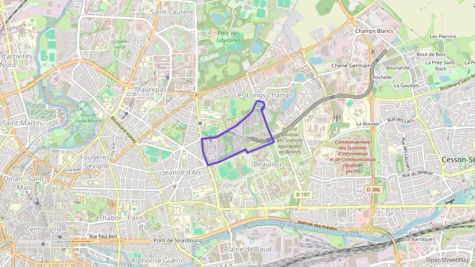 Appartement 74 m² quatre pièces à vendre à Rennes