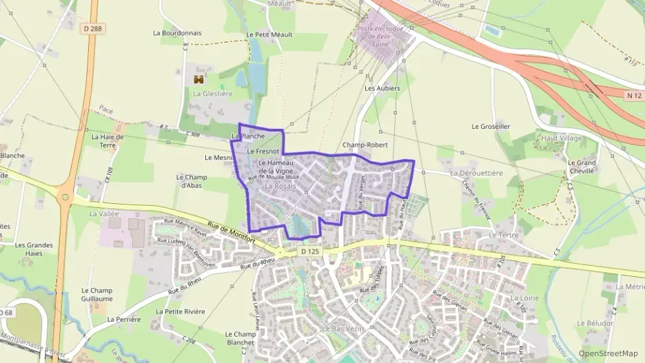 Appartement 66 m² trois pièces à vendre à Vezin-le-Coquet Appartement 66 m² trois pièces à vendre à Vezin-le-Coquet