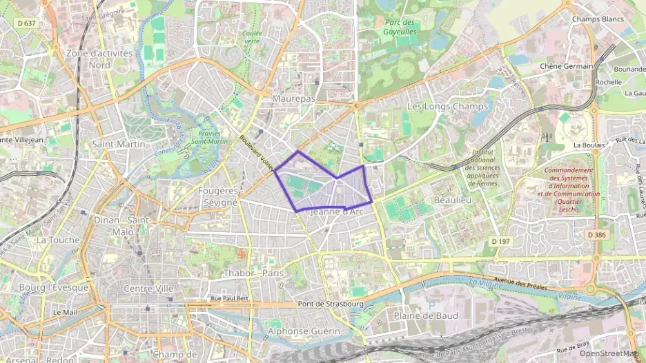 Appartement 58 m² deux pieces à vendre à Rennes