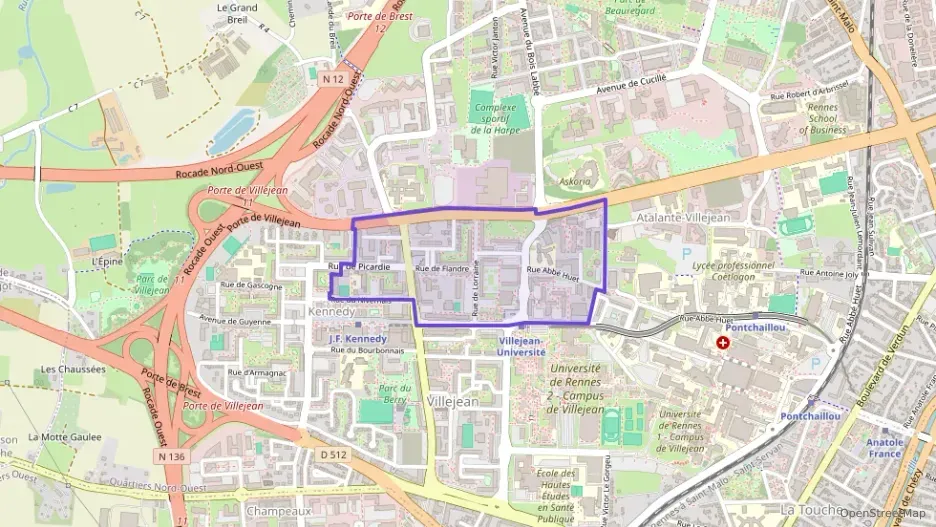 Appartement 47 m² deux pieces à vendre à Rennes