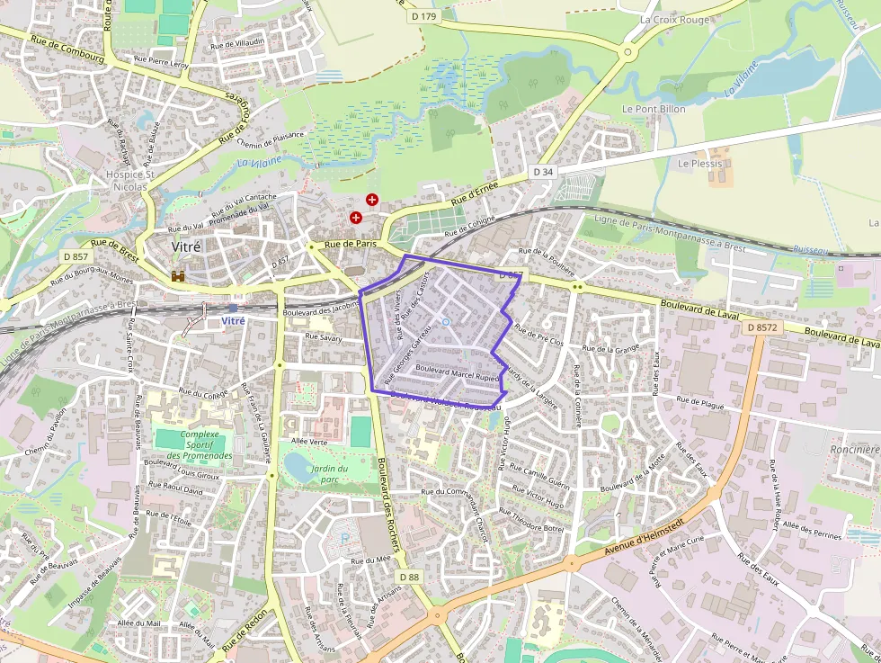 Appartement 45 m² deux pieces à vendre à Vitré