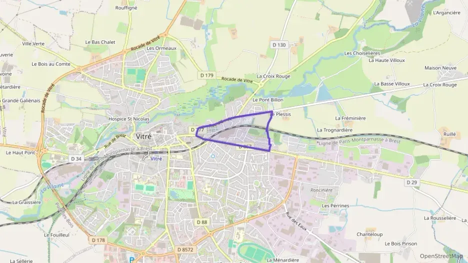 Appartement 39 m² deux pieces à vendre à Vitré