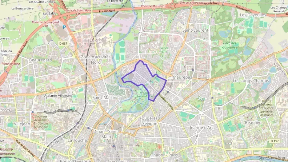 Appartement 80 m² quatre pièces à vendre à Rennes