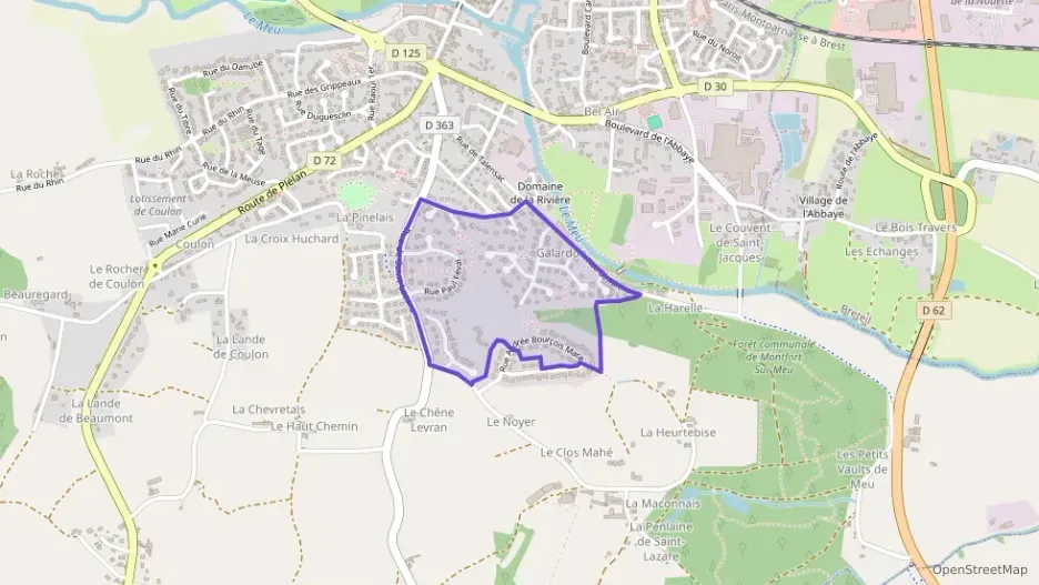 Appartement 50 m² deux pieces à vendre à Montfort-sur-Meu Appartement 50 m² deux pieces à vendre à Montfort-sur-Meu