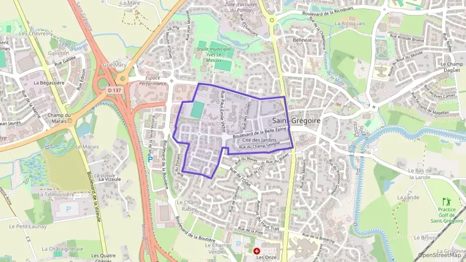 Appartement 31 m² une piece à vendre à Saint-Grégoire Appartement 31 m² une piece à vendre à Saint-Grégoire