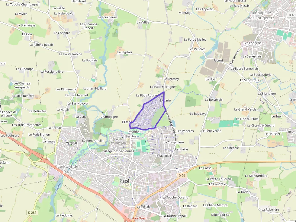 Appartement 62 m² trois pièces à vendre à Pacé