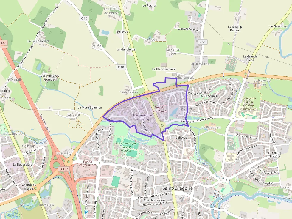 Appartement 62 m² trois pièces à vendre à Saint-Grégoire