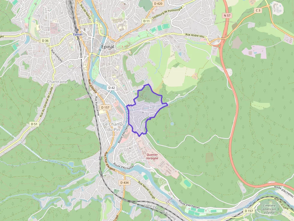 Appartement 60 m² trois pièces à vendre à Épinal