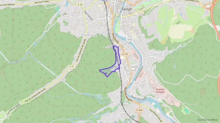 Appartement 65 m² quatre pièces à vendre à Épinal