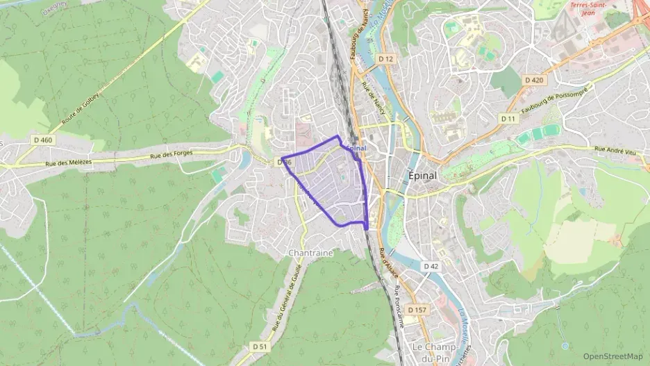 Appartement 66 m² trois pièces à vendre à Épinal