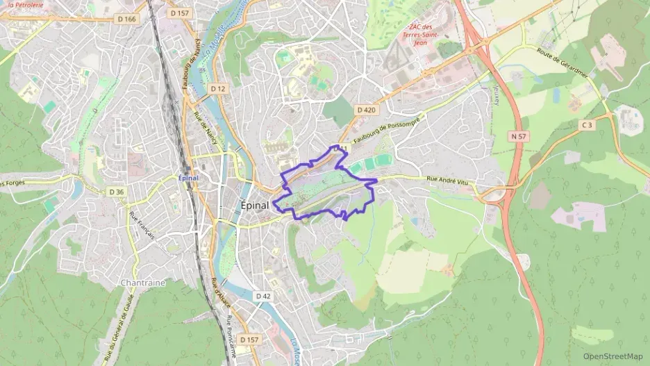 Appartement 49 m² deux pieces à vendre à Épinal