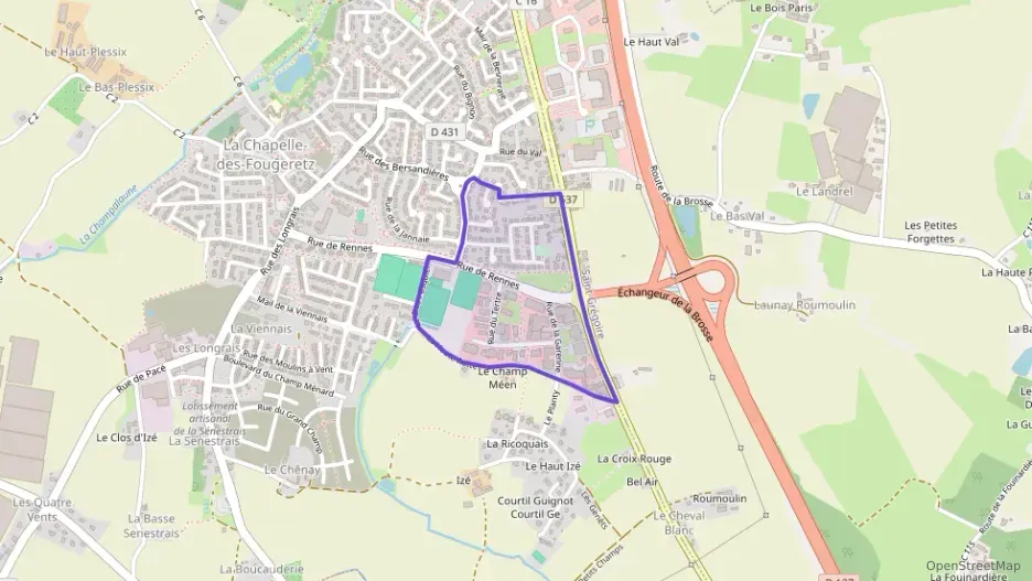 Appartement 59 m² trois pièces à vendre à La Chapelle-des-Fougeretz Appartement 59 m² trois pièces à vendre à La Chapelle-des-Fougeretz