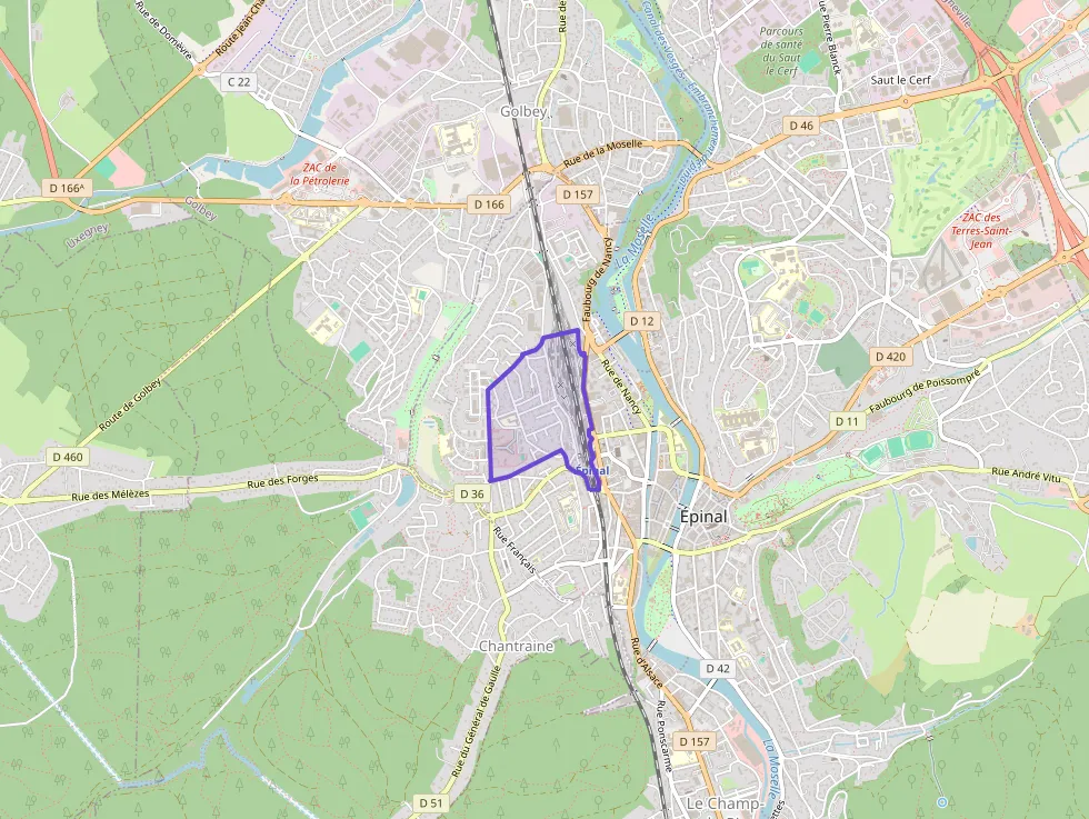 Appartement 30 m² trois pièces à vendre à Épinal