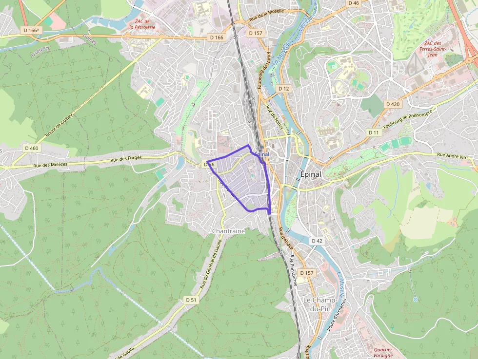 Appartement 56 m² deux pieces à vendre à Épinal