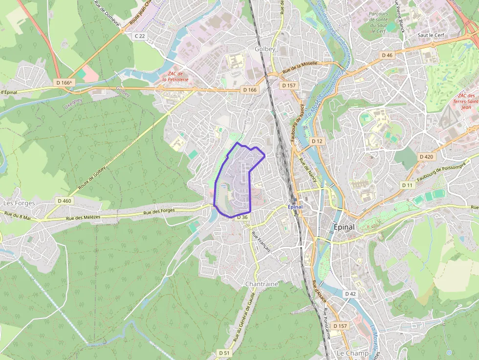 Appartement 45 m² deux pieces à vendre à Épinal