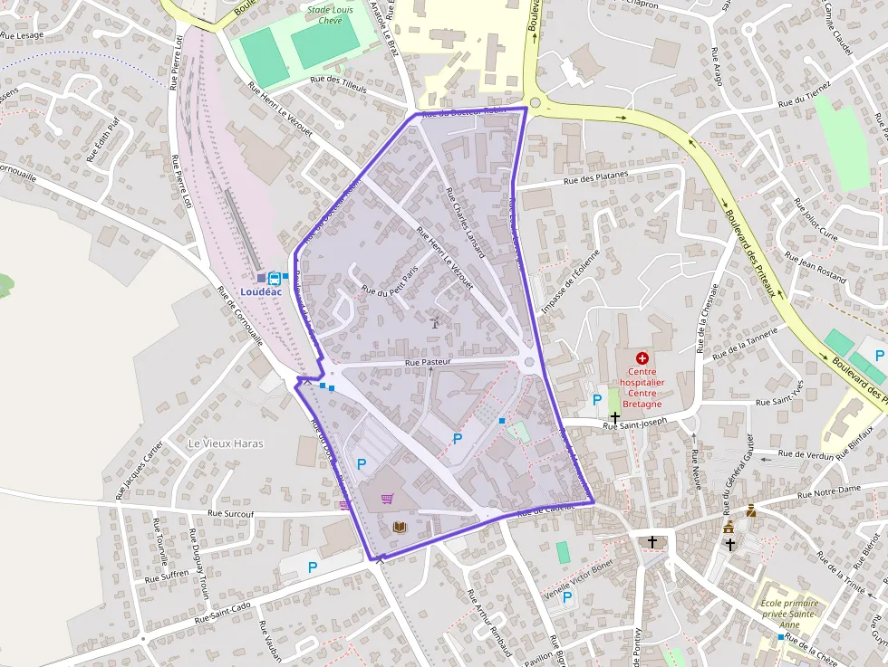 Appartement 60 m² trois pièces à vendre à Loudéac