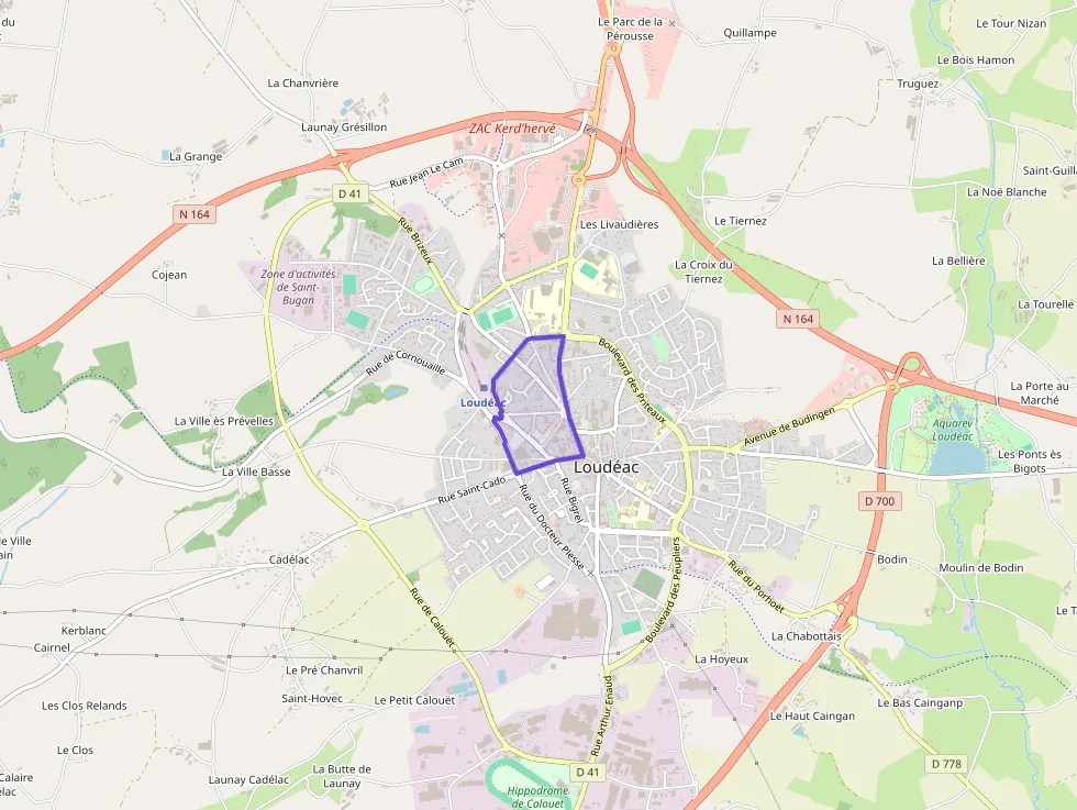 Appartement 60 m² trois pièces à vendre à Loudéac