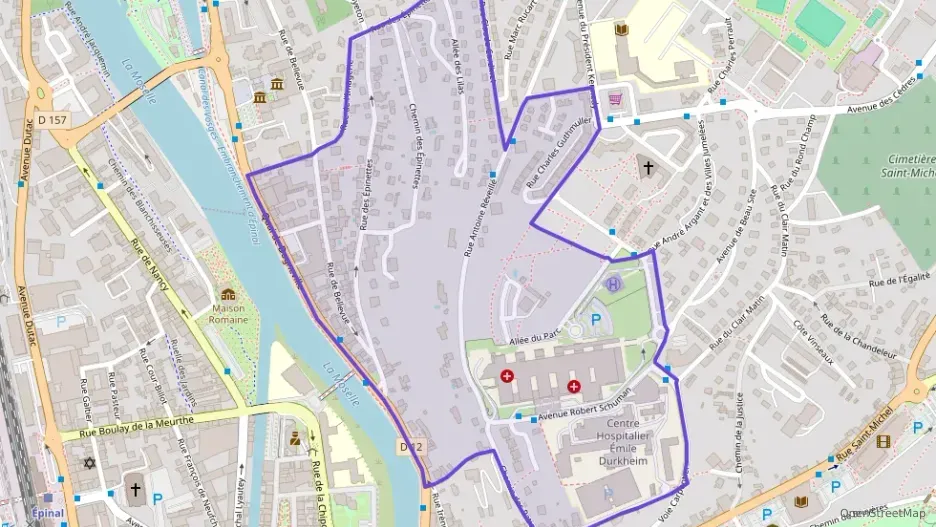 Appartement 50 m² trois pièces à vendre à Épinal