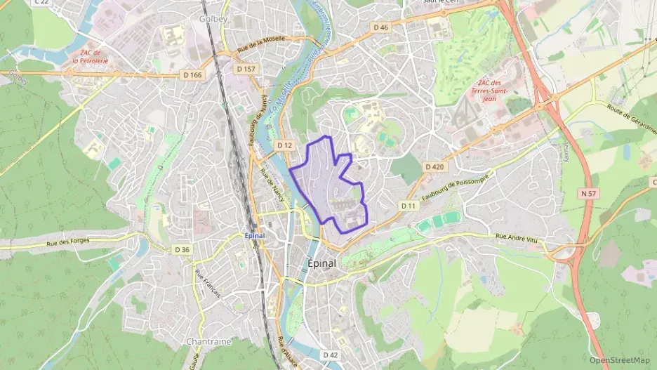 Appartement 50 m² trois pièces à vendre à Épinal