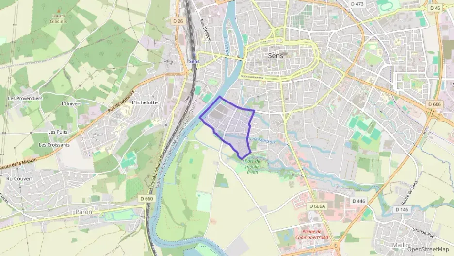 Appartement 74 m² trois pièces à vendre à Sens