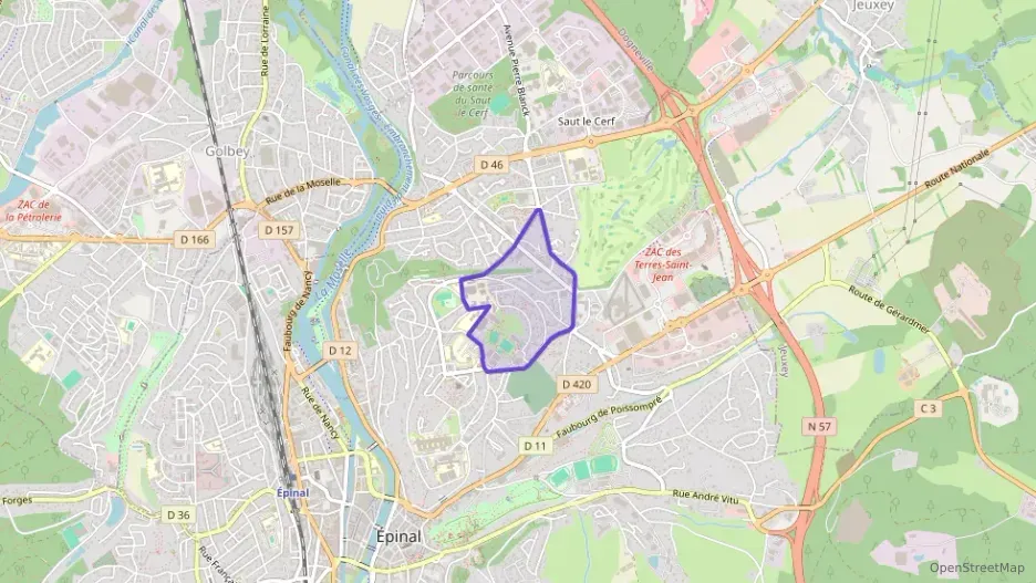 Appartement 70 m² trois pièces à vendre à Épinal