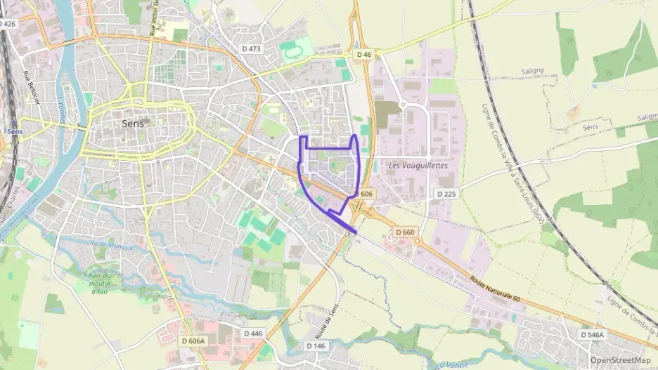 Appartement 56 m² deux pieces à vendre à Sens