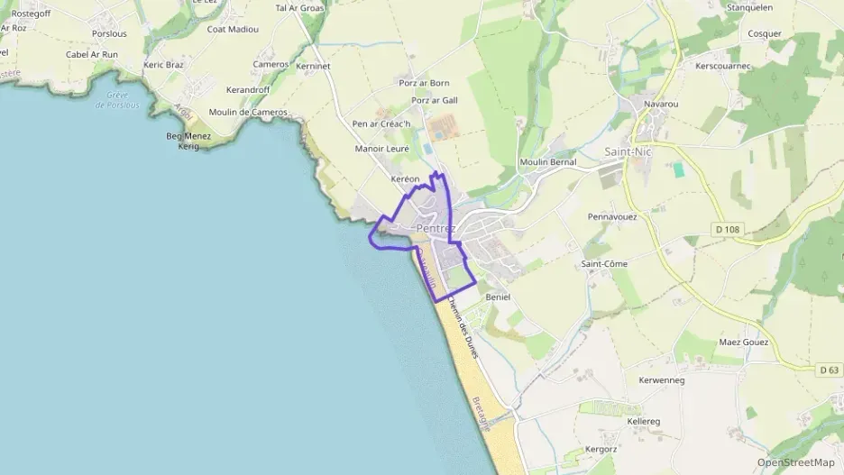 Appartement 62 m² trois pièces à vendre à Saint-Nic Appartement 62 m² trois pièces à vendre à Saint-Nic