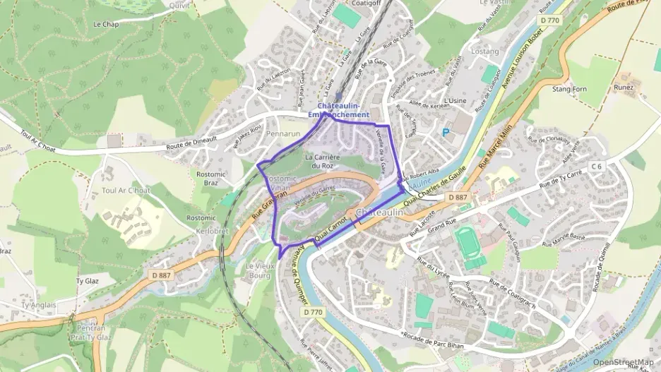 Appartement 69 m² quatre pièces à vendre à Châteaulin Appartement 69 m² quatre pièces à vendre à Châteaulin