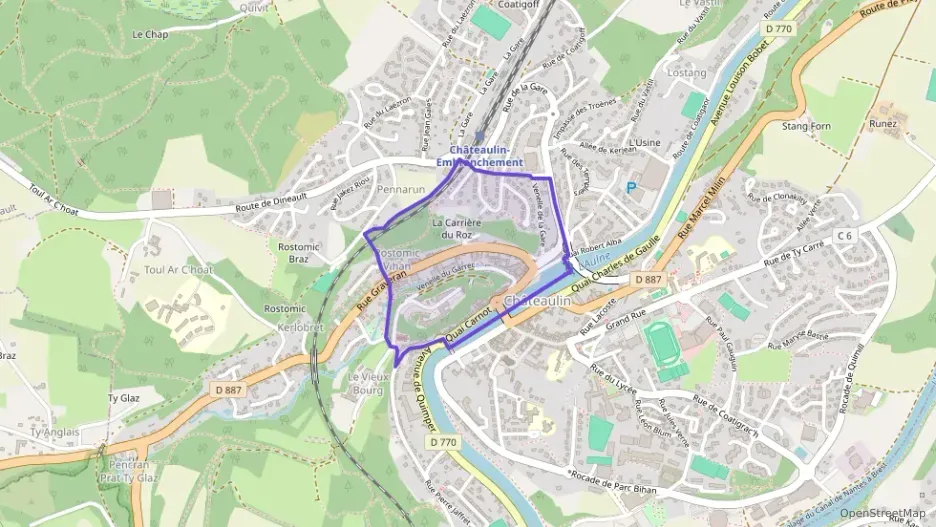 Appartement 40 m² trois pièces à vendre à Châteaulin Appartement 40 m² trois pièces à vendre à Châteaulin