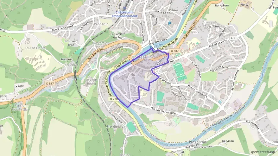 Appartement 41 m² deux pieces à vendre à Châteaulin