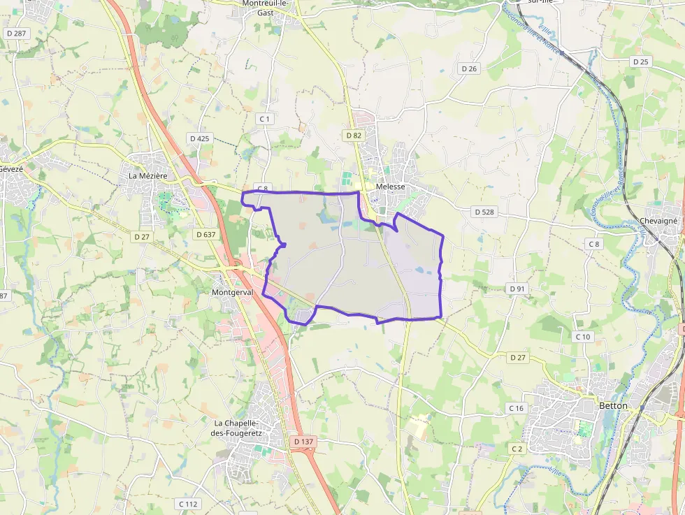 Appartement 62 m² trois pièces à vendre à Melesse