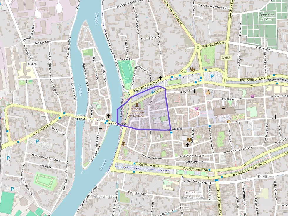 Appartement 66 m² trois pièces à vendre à Sens