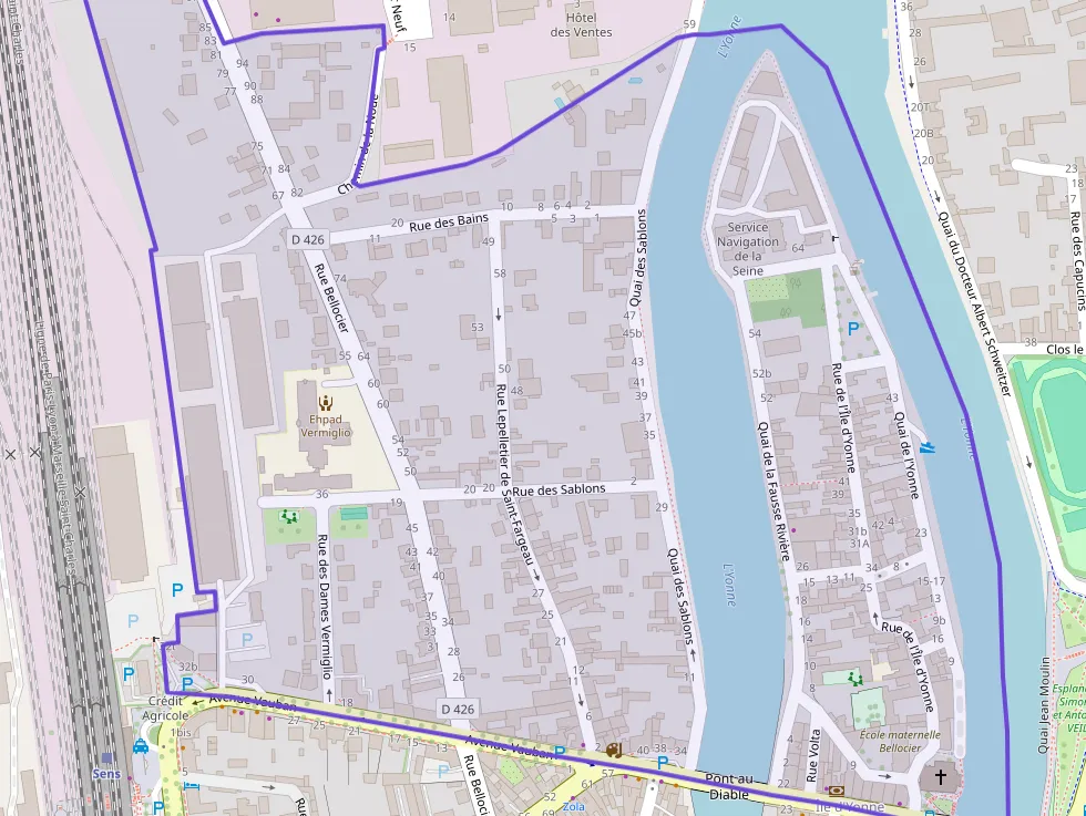 Appartement 58 m² trois pièces à vendre à Sens