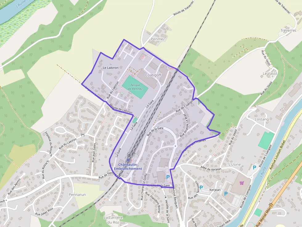 Appartement 49 m² deux pieces à vendre à Châteaulin Appartement 49 m² deux pieces à vendre à Châteaulin