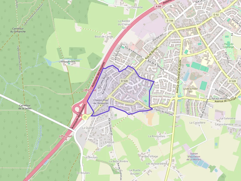 Appartement 46 m² deux pieces à vendre à Liffré