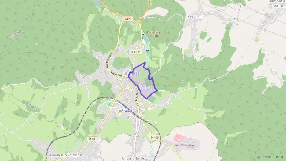 Appartement 80 m² quatre pièces à vendre à Bruyères