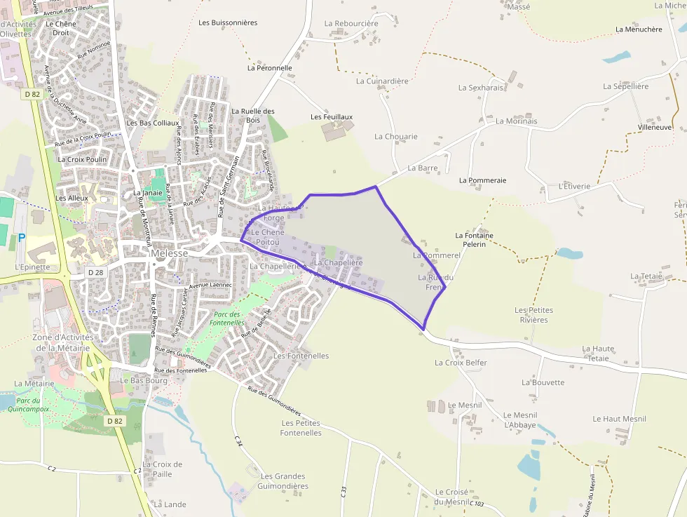 Appartement 65 m² trois pièces à vendre à Melesse