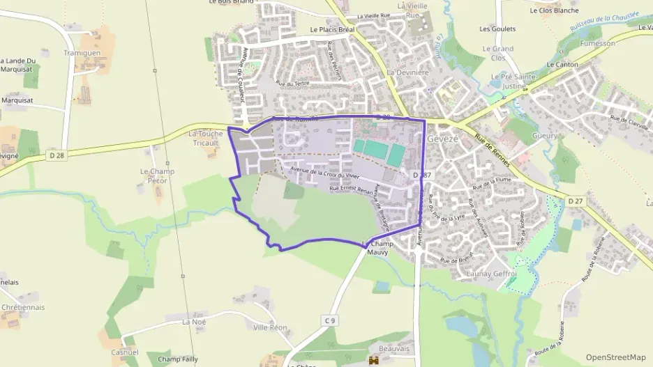 Appartement 66 m² trois pièces à vendre à Gévezé