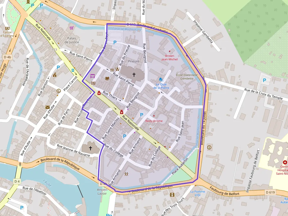 Appartement 54 m² trois pièces à vendre à Bar-sur-Aube