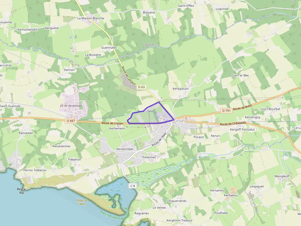 Appartement 70 m² quatre pièces à vendre à Crozon