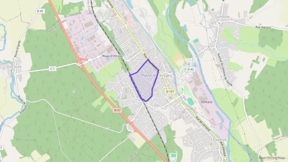 Appartement 93 m² quatre pièces à vendre à Thaon-les-Vosges Appartement 93 m² quatre pièces à vendre à Thaon-les-Vosges