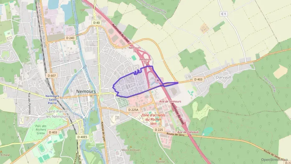 Appartement 73 m² quatre pièces à vendre à Nemours Appartement 73 m² quatre pièces à vendre à Nemours