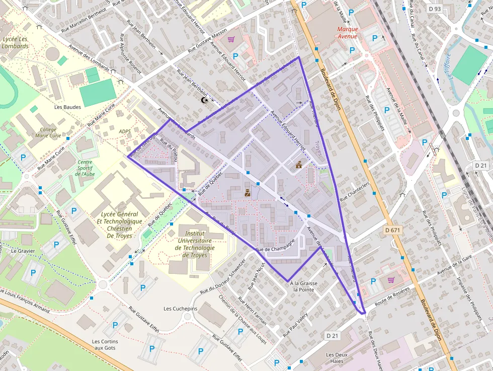 Appartement 82 m² quatre pièces à vendre à Troyes