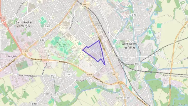 Appartement 82 m² quatre pièces à vendre à Troyes