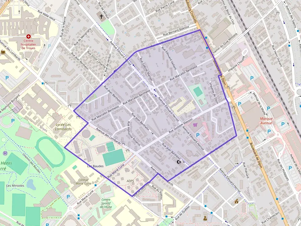 Appartement 68 m² quatre pièces à vendre à Troyes